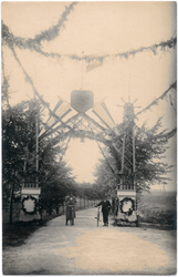 CPH_map3_180 De brug van Edam tijdens de Purmer feesten in 1922.